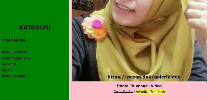 gambar postingan wanita berjilbab menggunakan hashtag